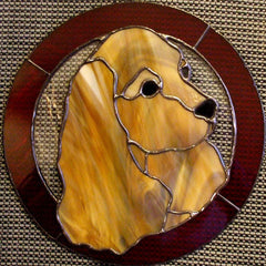 Cocker Spaniel Stained Glass Artwork