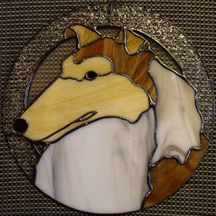 Collie Stained Glass Artwork