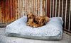 Madison Avenue Mutts Central Park Blue-Grey Dog Bed