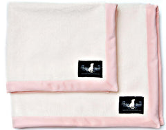 Madison Avenue Mutts Bungalow Pink Dog Blanket