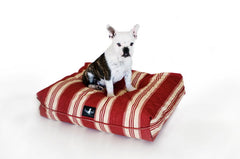 Madison Avenue Mutts Hamptons Red Stripe Dog Bed
