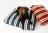 Madison Avenue Mutts Hamptons Blue Stripe Dog Bed