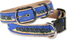 Belted Cow Hopkins Island Dog Collar