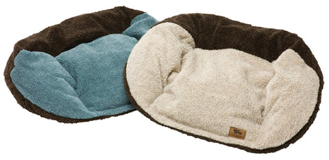 West Paw Oat/Chocolate Tuckered Out Dog Bed