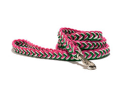 Mascot Sailor's Knot Solids Pink/Green/White Dog Leash