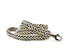 Mascot Sailor's Knot Naturals Navy & Natural Dog Leash
