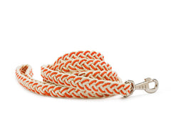 Mascot Sailor's Knot Naturals Orange & Natural Dog Leash