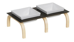 Magemono Double Mocha Raised Pet Feeder