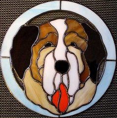 Saint Bernard Stained Glass Artwork