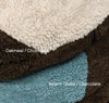 West Paw Beach Glass/Chocolate Tuckered Out Dog Bed