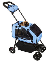 Pet Gear Blue Travel System Car Seat Stroller Combo