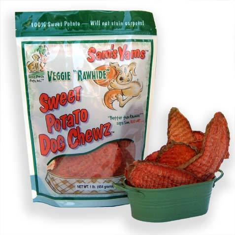 Sams Yams Veggie Rawhide Dog Treats