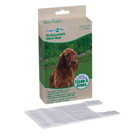 Clean Go Pet Biodegradable Dog Waste Bags (100 Pack)