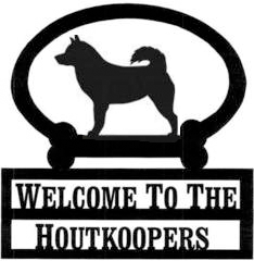 Sweeney Ridge Alaskan Malamute Custom Welcome Sign