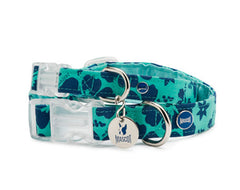 Mascot Aloha Tidal Blue & Blue Dog Collar