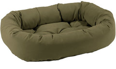 Bowsers Avocado Twill Donut Dog Bed
