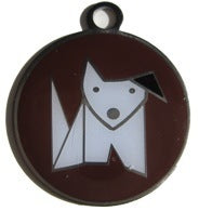 Wagging Green Bamboo Pooch Dog ID Tag