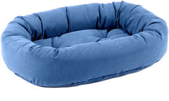 Bowsers Blueberry Twill Donut Dog Bed