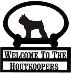 Sweeney Ridge Bouvier Des Flanders Custom Welcome Sign