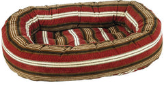 Bowsers Bowser Stripe Microvelvet Donut Dog Bed