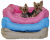 New York Dog Candy Stripe Snuggle Dog Bed