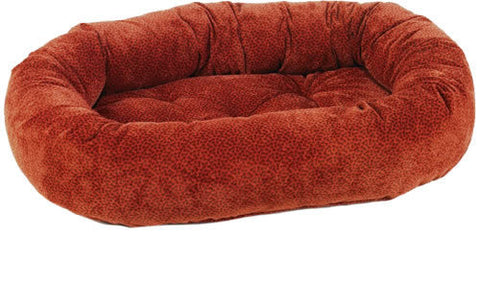 Bowsers Cherry Bones Microvelvet Donut Dog Bed