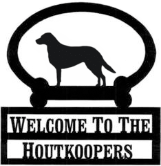Sweeney Ridge Chesapeake Bay Retriever Custom Welcome Sign