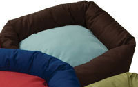 West Paw Chocolate/Laguna Bumper Bed
