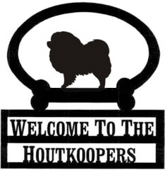 Sweeney Ridge Chow Chow Custom Welcome Sign