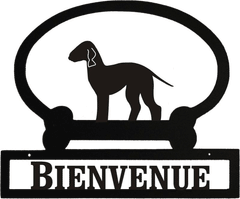 Sweeney Ridge Bedlington Terrier Custom Message Sign