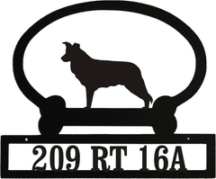 Sweeney Ridge Border Collie Custom Message Sign