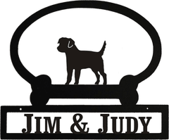 Sweeney Ridge Border Terrier Custom Message Sign
