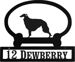 Sweeney Ridge Borzoi Custom Message Sign