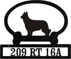 Sweeney Ridge Briard Custom Message Sign