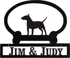 Sweeney Ridge Bull Terrier Custom Message Sign