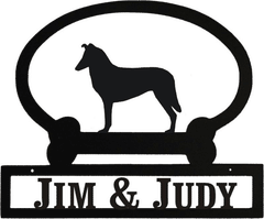 Sweeney Ridge Smooth Collie Custom Message Sign
