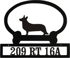Sweeney Ridge Corgi Cardigan Custom Message Sign