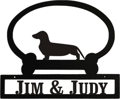Sweeney Ridge Dachsund Custom Message Sign