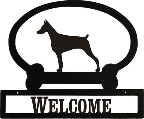 Sweeney Ridge Doberman Pinscher Custom Message Sign