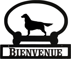 Sweeney Ridge Flat Coated Retriever Custom Message Sign