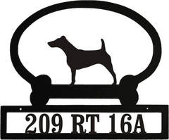 Sweeney Ridge Fox Terrier Custom Message Sign
