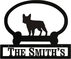 Sweeney Ridge French Bulldog Custom Message Sign