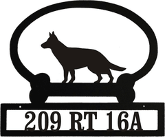 Sweeney Ridge German Shepherd Custom Message Sign