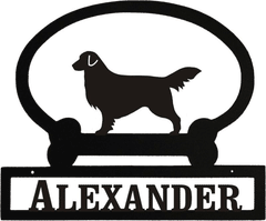 Sweeney Ridge Golden Retriever Custom Message Sign