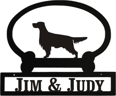 Sweeney Ridge Gordon Setter Custom Message Sign