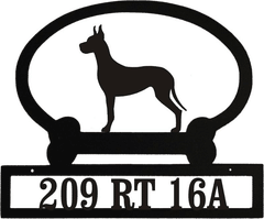 Sweeney Ridge Great Dane Custom Message Sign