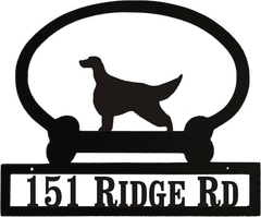 Sweeney Ridge Irish Setter Custom Message Sign