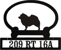 Sweeney Ridge Keeshond Custom Message Sign