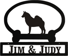 Sweeney Ridge Norwegian Elkhound Custom Message Sign