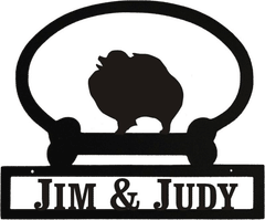 Sweeney Ridge Pomeranian Custom Message Sign